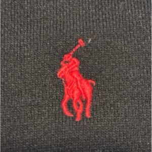 Ralph Lauren Black Crewneck with Blue Label
